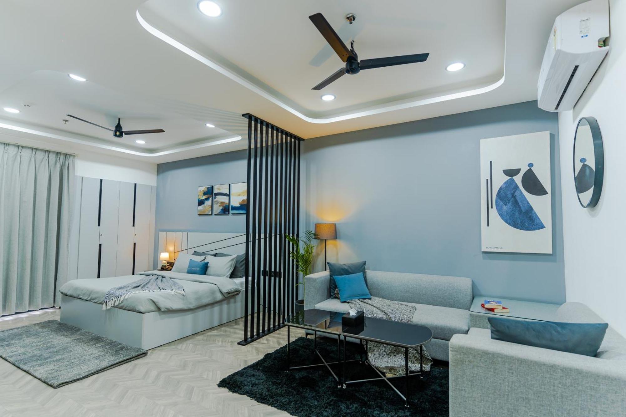 Bedchambers Luxury Apartment Near Golf Course Road Gurgaon Luaran gambar