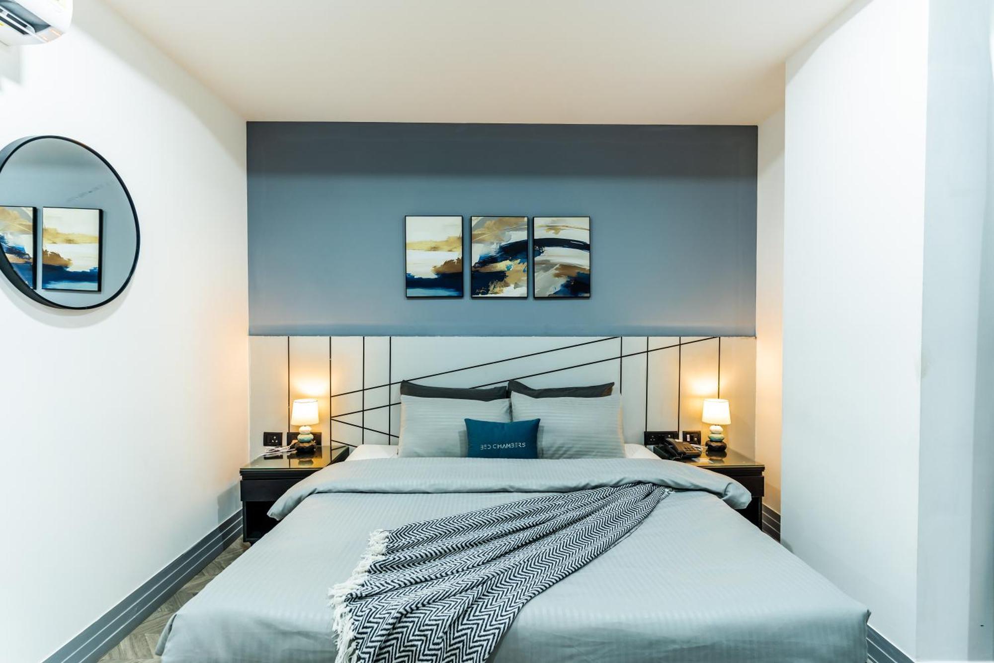 Bedchambers Luxury Apartment Near Golf Course Road Gurgaon Luaran gambar