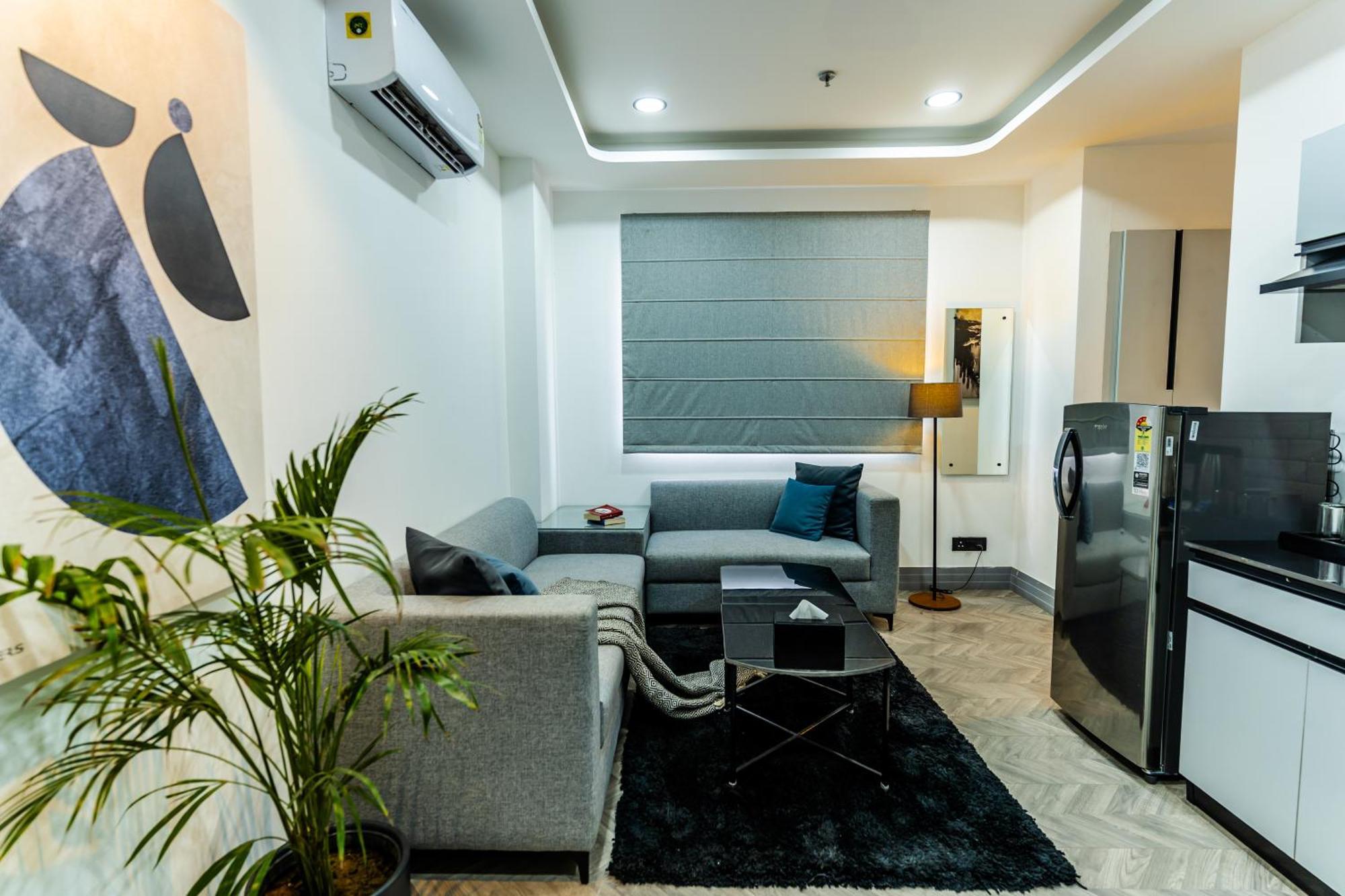 Bedchambers Luxury Apartment Near Golf Course Road Gurgaon Luaran gambar